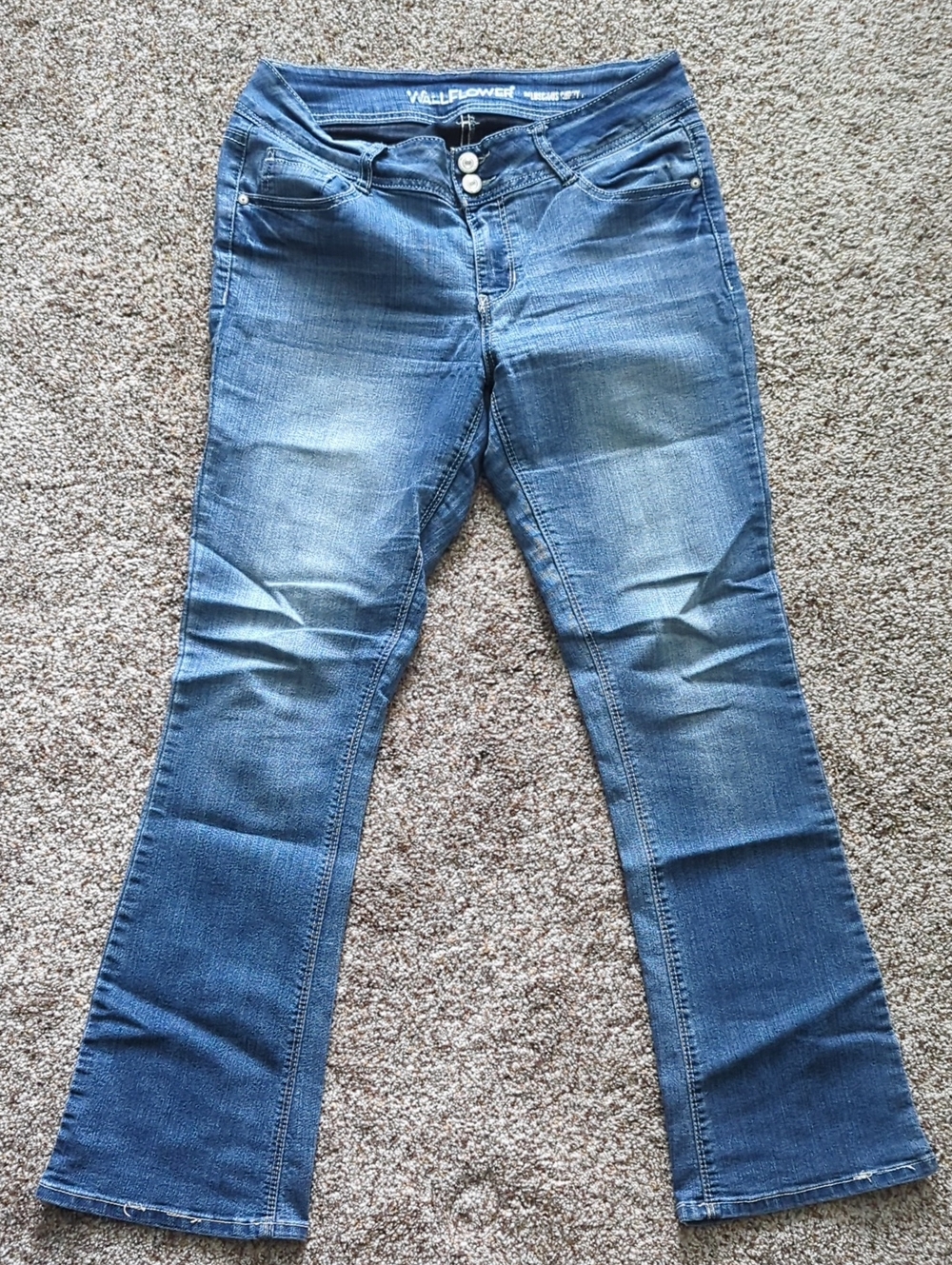 Wallflower Medium Blue Flared Women's Jeans
